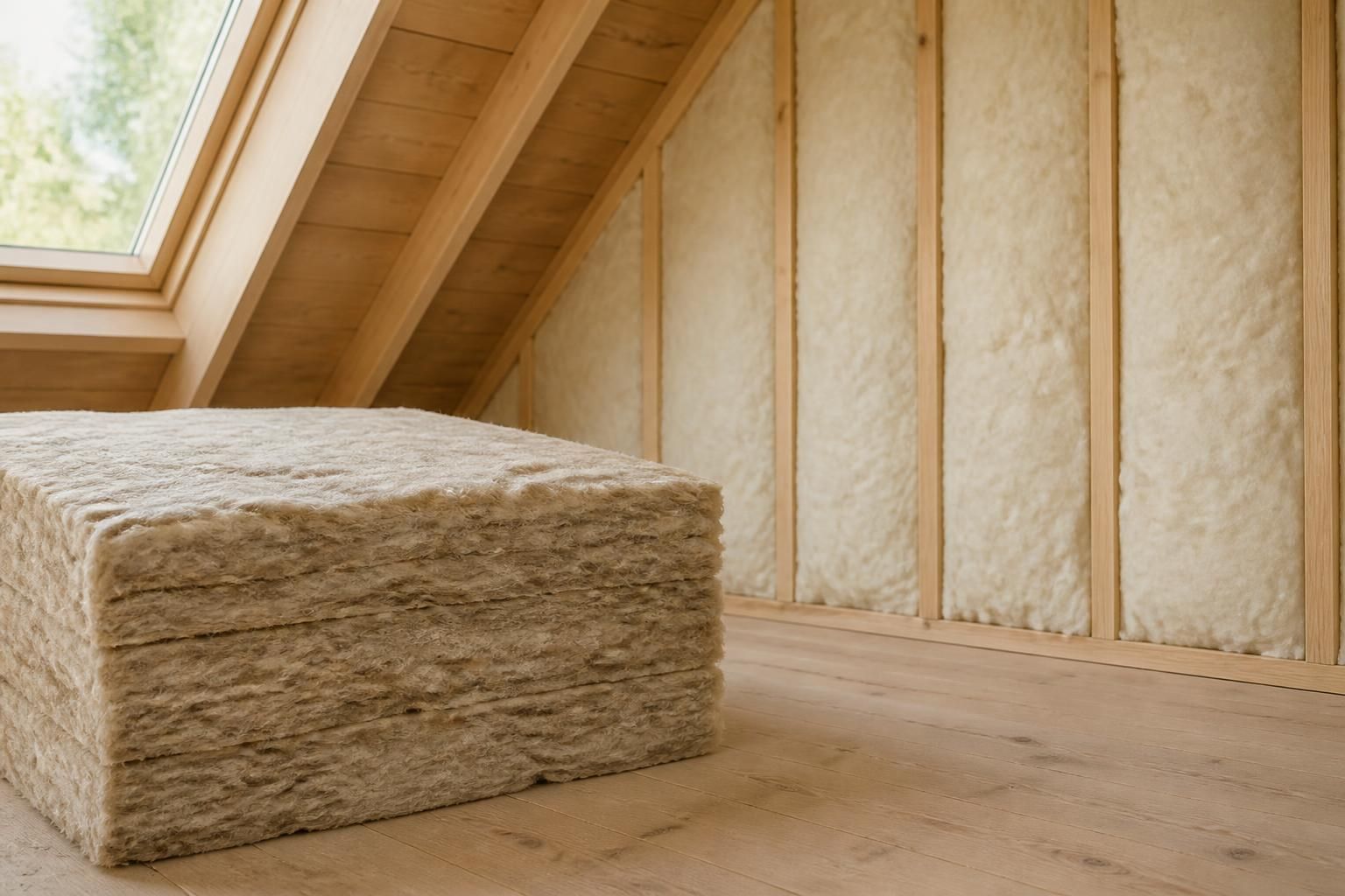 Douget's Spray On Spray Foam Insulation work detail